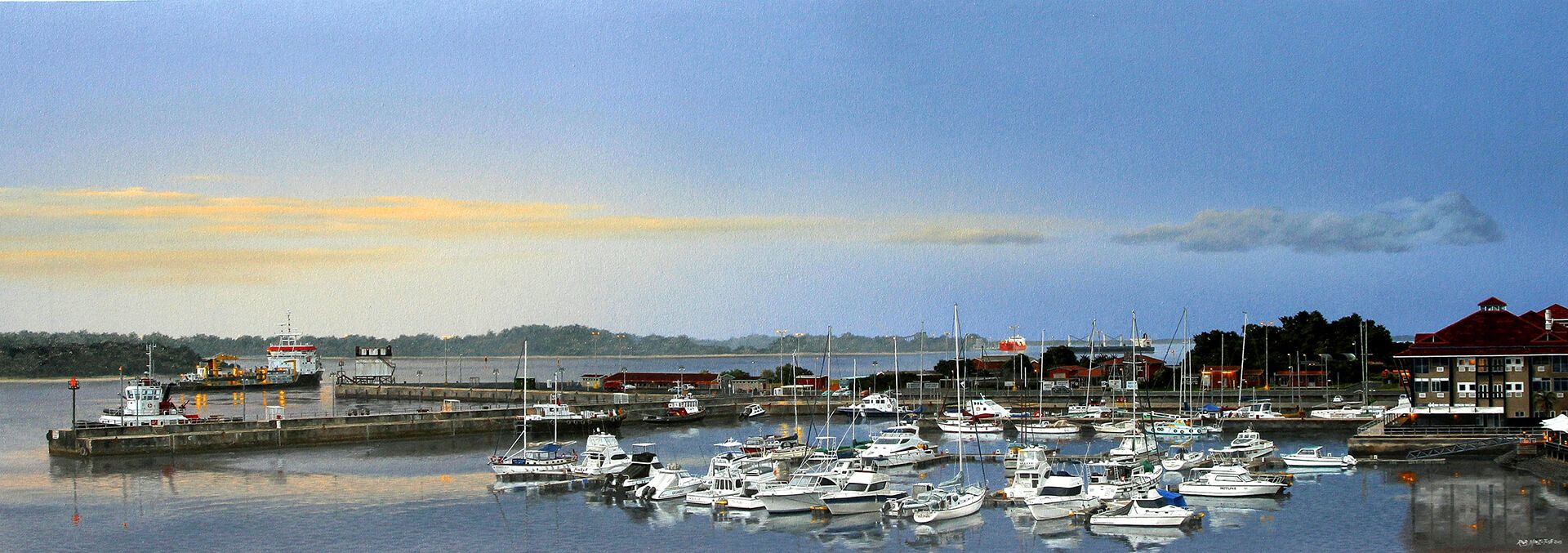 Photorealistic painting of Richard's Bay